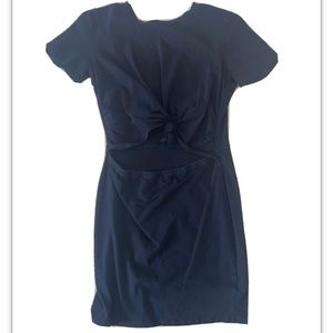 Pacsun t-shirt style dress with cutout tie on the stomach. cute and comfortable